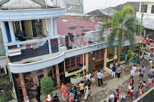 Rumah Tersangka Syamsul...