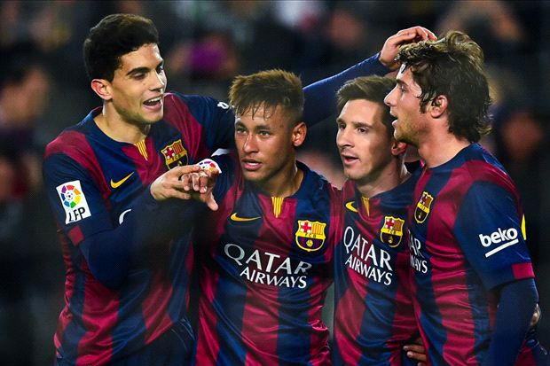 Barca Pesta Gol di Camp...