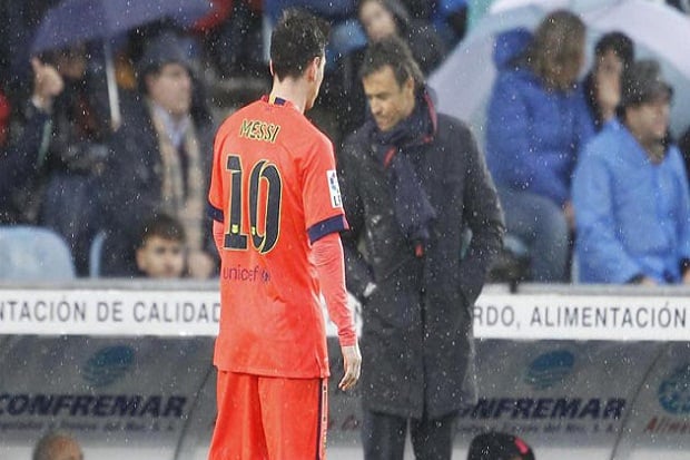 Hubungan Messi dan Enrique...