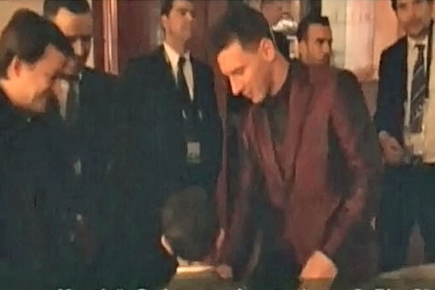 Momen Hangat Ronaldo-Messi