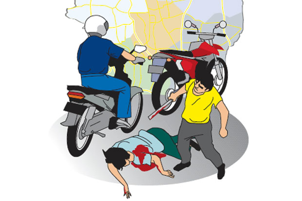 Perampok Serang Polisi,...