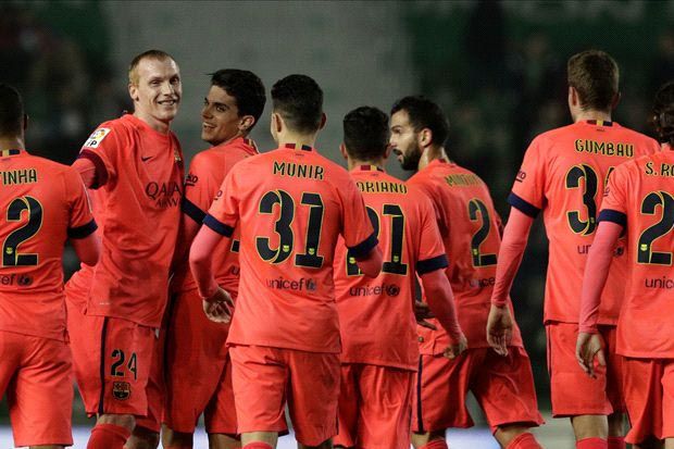 Menang Mudah, Barca...
