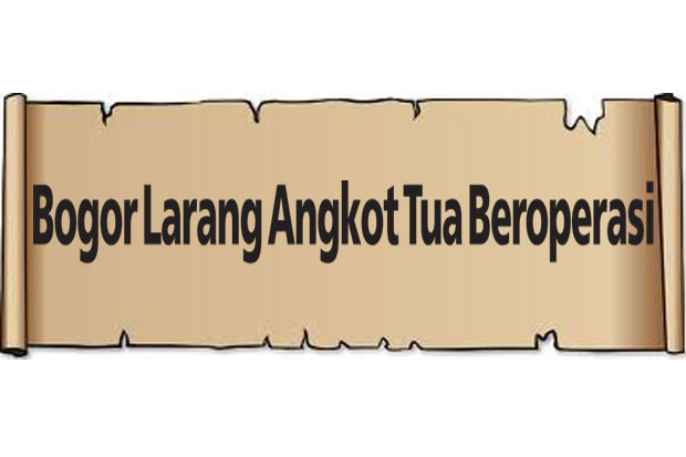 Bogor Larang Angkot...