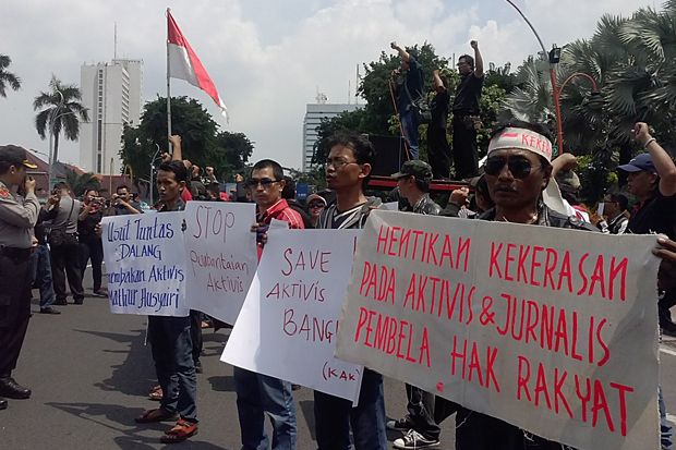 Aktivis Ditembak, Koalisi...