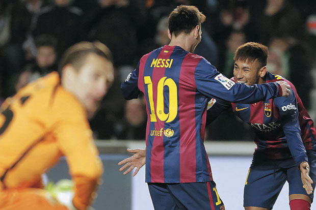 Ronaldo Diusir, Neymar-Messi...