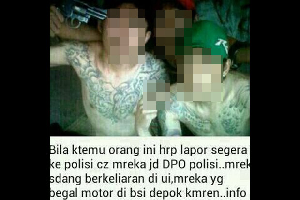 Beredar Broadcast Pelaku...