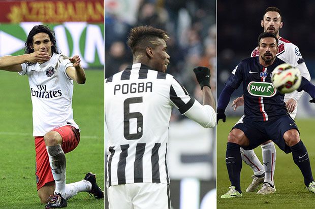 Cavani, Pogba, Lavezzi,...