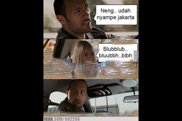 Gara-gara Banjir, Jakarta...