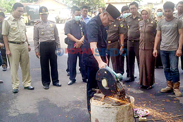 Kejari Sekayu Musnahkan...