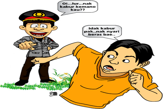 Tersangka Curat Kabur...