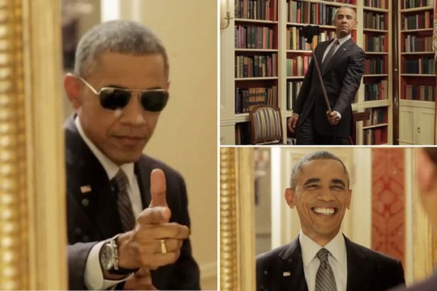 Ulah Kocak Obama Ketika...