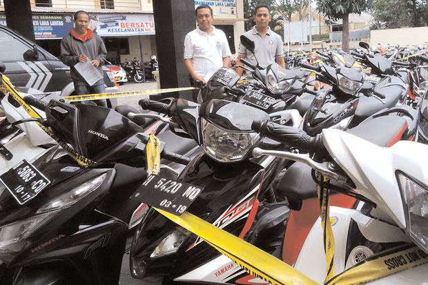 Polisi Sita 28 Motor...