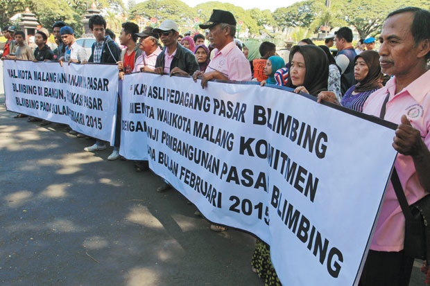 70 Pedagang Merasa Ditelantarkan