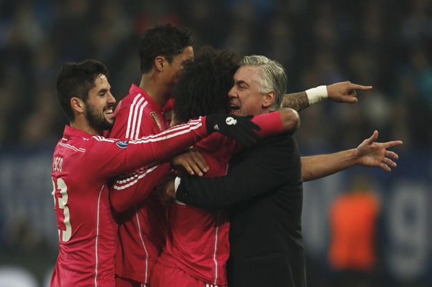 Ancelotti Puas Madrid...