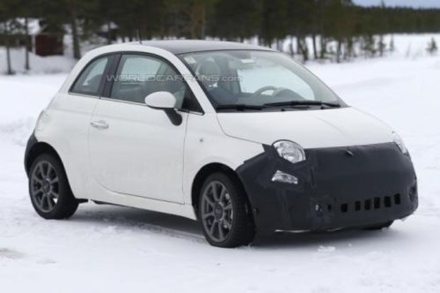 Fiat 500 Facelifted...