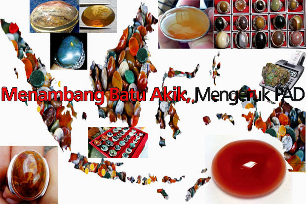 Menambang Batu Akik,...