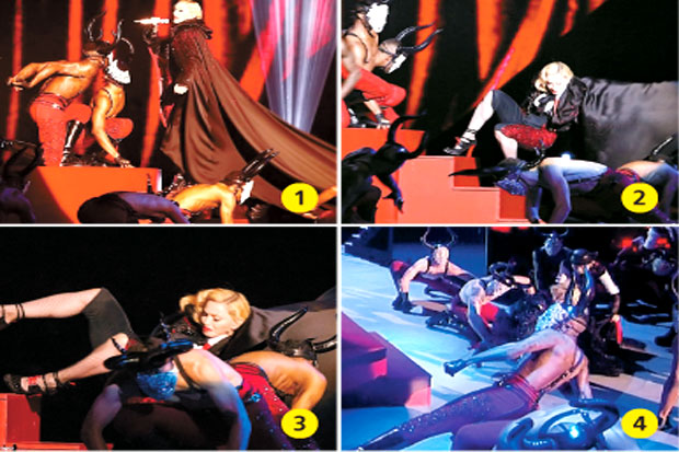 Madonna Terjatuh di...