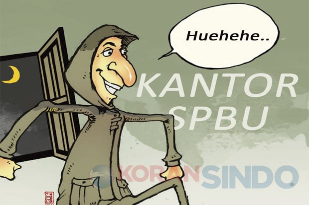 SPBU Apes, Brangkas...