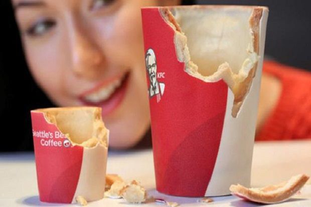 KFC Uji Coba Gelas yang...