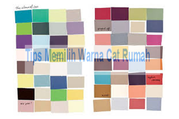 Tips Memilih Warna Cat...