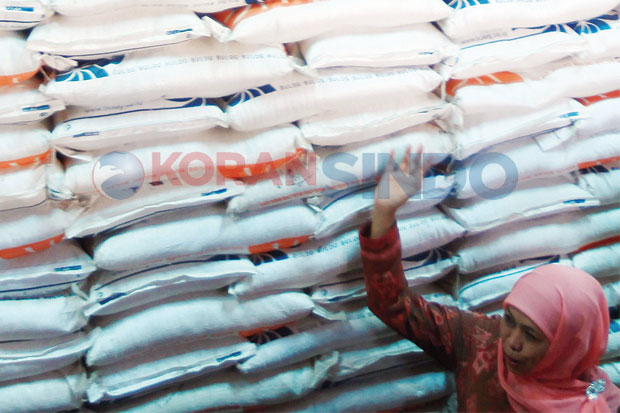Stok Beras Sumsel Aman