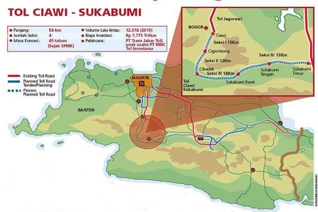 Tol Ciawi-Sukabumi Tekan...