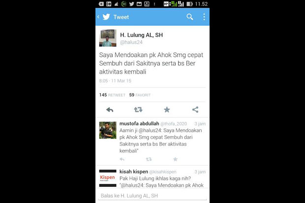 Lulung Doakan Ahok Lewat...