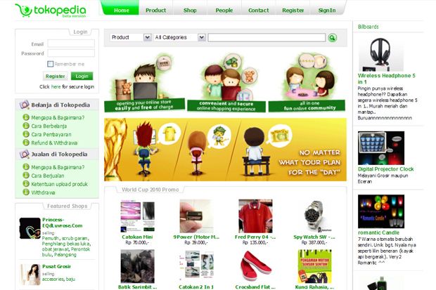 Pengunjung Tokopedia...