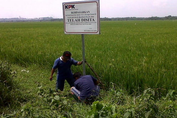 KPK Sita 7 Tanah Fuad...