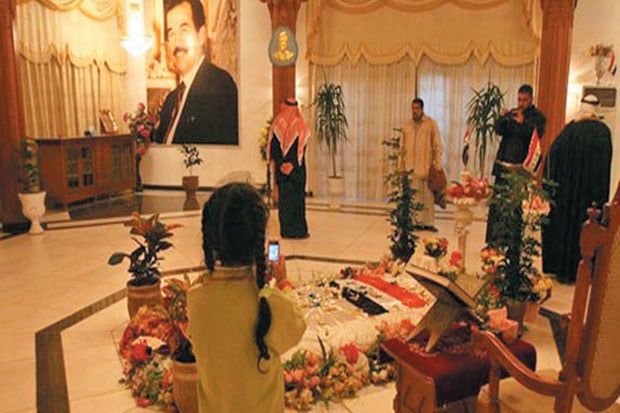 Makam Saddam Hussein...