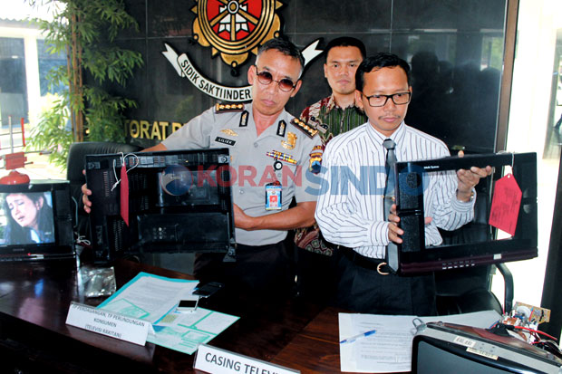 Produksi TV Ilegal Dibongkar