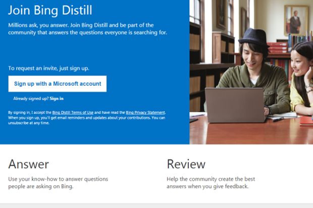 Bing Distill Pesaing...