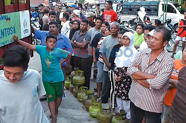 Antrean Elpji 3 Kg Masih...