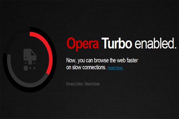 Opera Turbo Bisa Minimalisasi...
