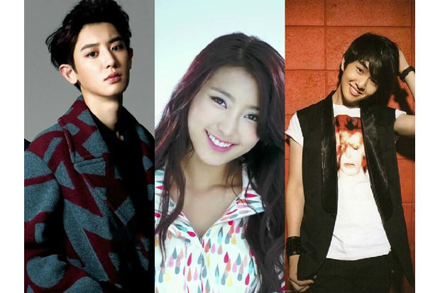 Chanyeol, Bora, Onew...