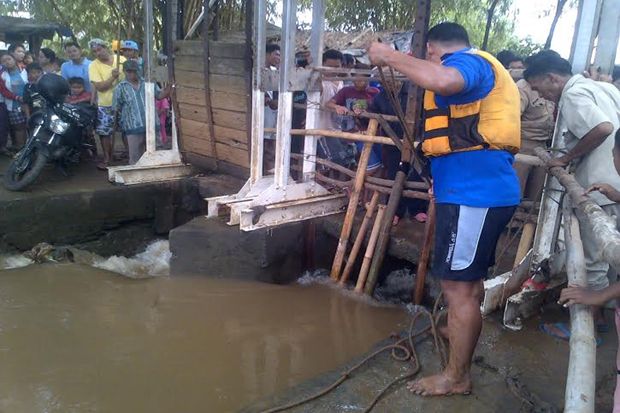 Tercebur Kali Anak Tewas...