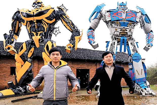 Petani China Buat Transformers...