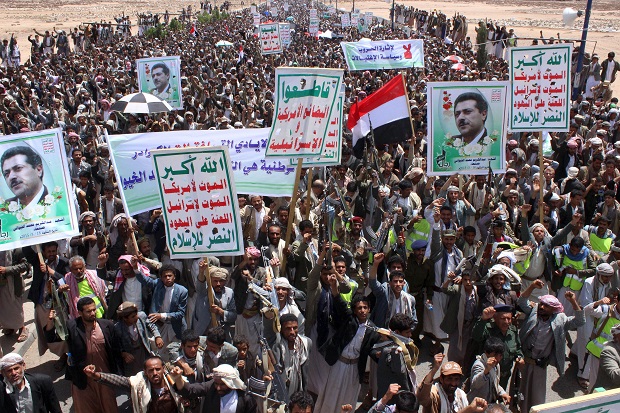 Protes Agresi Saudi,...