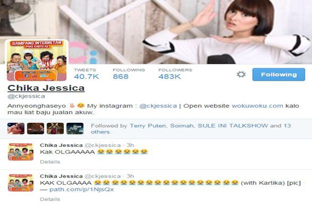 Chika Jessica: Kak OLGAAAAA...