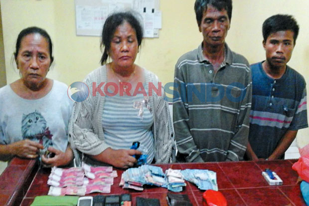 4 Pengedar Uang Palsu...