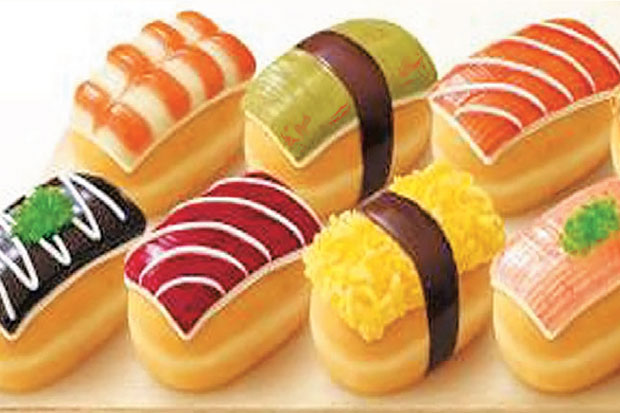 Paduan Sushi dan Donat...