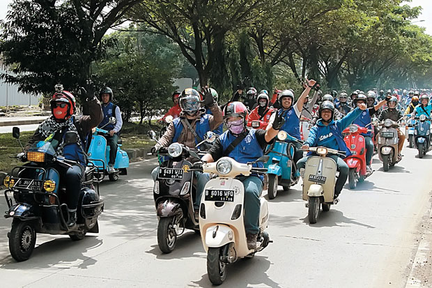Kutu Vespa Kampanyekan...