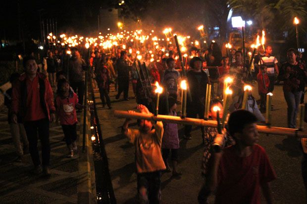 Pawai Obor Ramaikan...