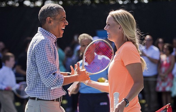 Obama Tantang Petenis...