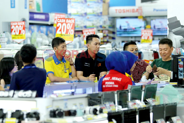 Transaksi Ritel Tertahan