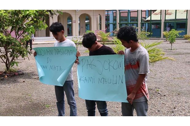 Siswa di Lapas Meulaboh...