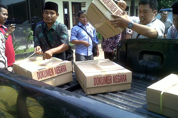 Naskah UN di Madura...