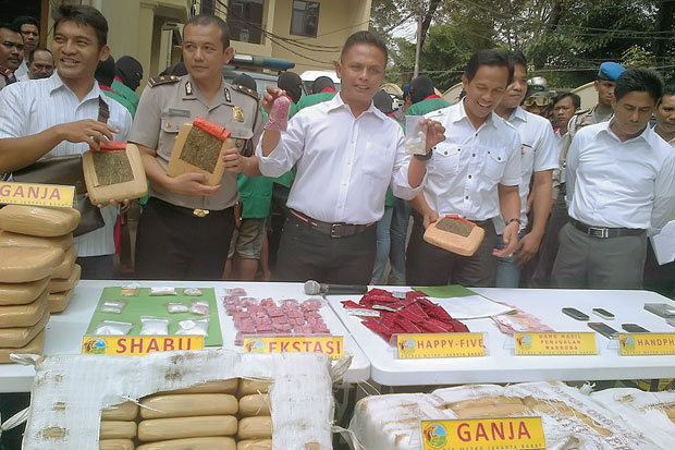 Setengah Ton Ganja Disita