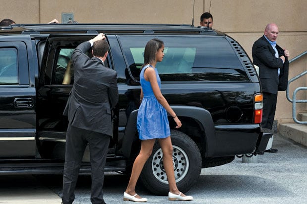 Putri Obama Belajar...