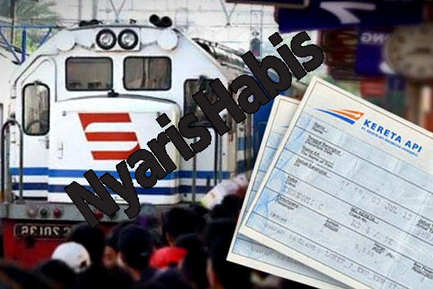 Tiket KA Lebaran Nyaris...